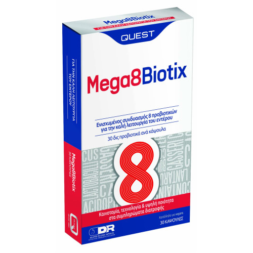 QUEST MEGA 8 BIOTIX 30 CAPS
